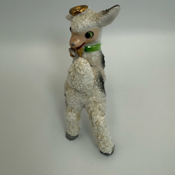 Vintage Sugared Lamb, Made in Japan Lamb - Picture 4 of 9